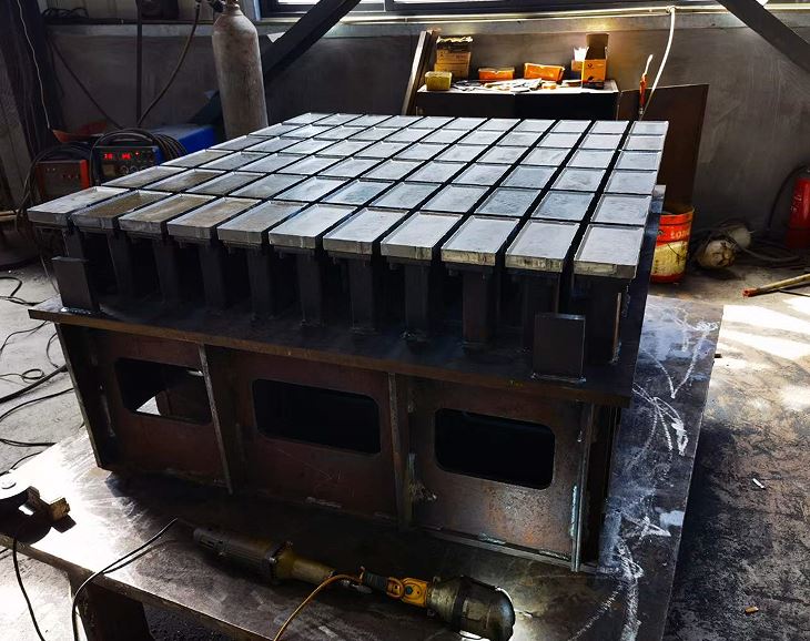 Interlocking Concrete Blocks Moulds factory